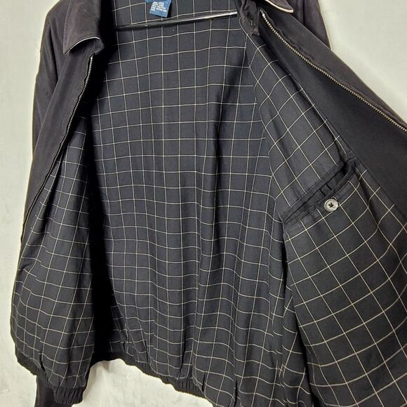 Vintage Polo by Ralph Lauren Plaid Lined Harrington Full Zip Jacket Size XL - Picture 4 of 6